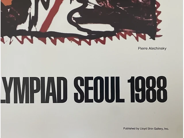 Pierre alechinsky : olympische spelen seoul - afbeelding 3 van  4