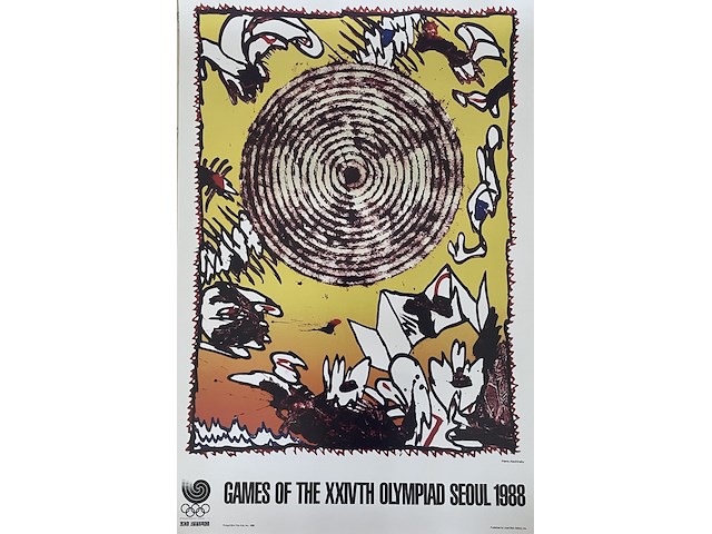 Pierre alechinsky : olympische spelen seoul - afbeelding 2 van  4