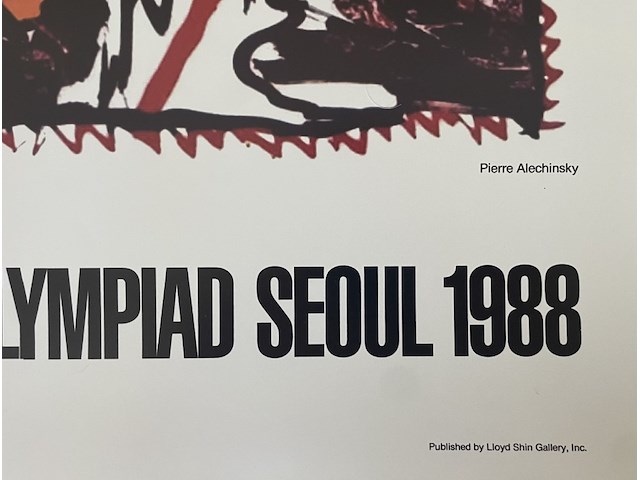 Pierre alechinsky : olympische spelen seoul - afbeelding 3 van  4
