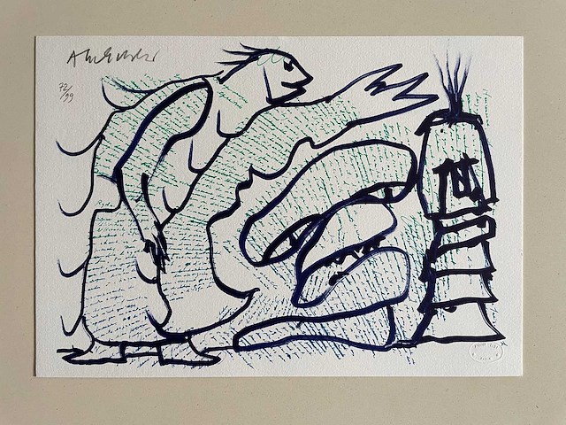 Pierre alechinsky - afbeelding 1 van  4