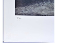 Piet bekaert - rustplaats in het bos - kleurenzeefdruk - 1/130 - afbeelding 4 van  4