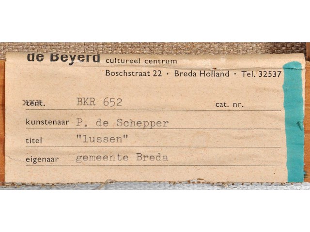 Piet de schepper - olie op doek - 117,5x122,5 - afbeelding 10 van  11