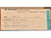 Piet de schepper - olie op doek - 117,5x122,5 - afbeelding 10 van  11