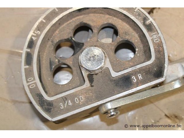 Pijpenbuigers / pijpbuiggereedschap (handmatig) - afbeelding 3 van  3