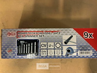 Pijpsleutelset 6 x 7 - 20 x 22 mm 9-dlg. - afbeelding 3 van  3