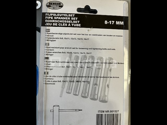 Pijpsleutelset - afbeelding 2 van  2