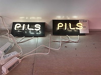 Pils decoratie neon verlichting (2x) - afbeelding 1 van  2