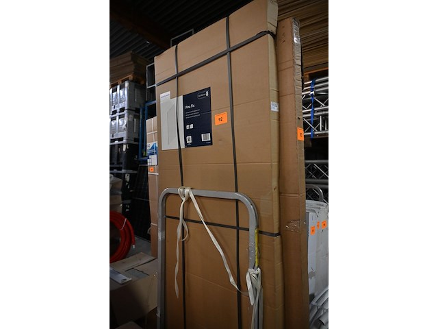 Pina fix vaste glaswand met chrome profiel - afbeelding 2 van  2