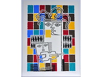 Pinchas shaar - kleurenzeefdruk - 1/130 - afbeelding 1 van  2