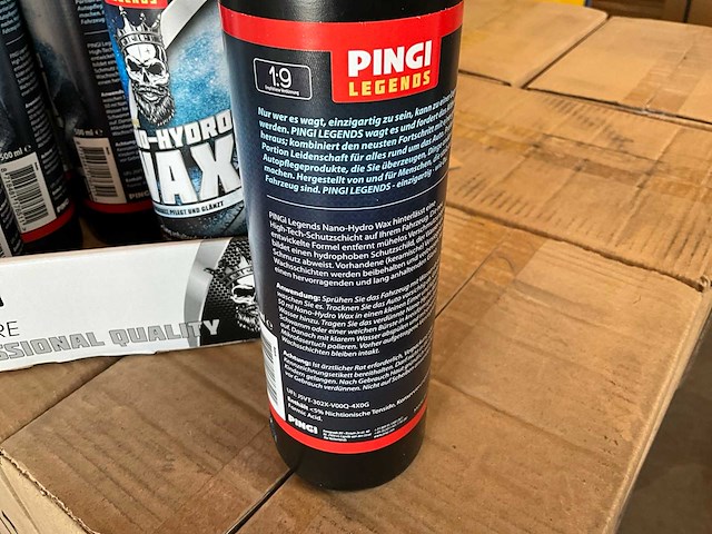 Pingi legends nano-hydro wax 500ml display 12 stuks (2x) - afbeelding 4 van  6