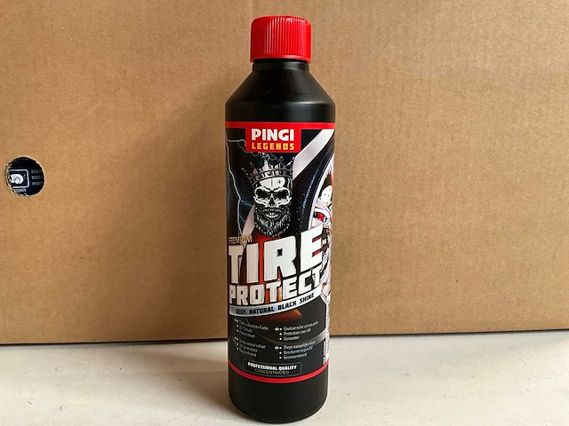 Pingi legends tire protect, deep natural black shine 500ml (12x) - afbeelding 2 van  5