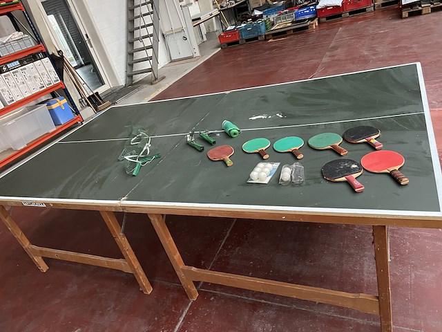 Pingpong tafel en toebehoren - afbeelding 1 van  3
