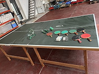 Pingpong tafel en toebehoren - afbeelding 1 van  3