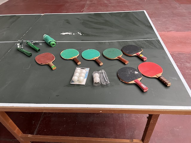 Pingpong tafel en toebehoren - afbeelding 2 van  3