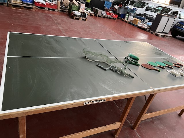 Pingpong tafel en toebehoren - afbeelding 3 van  3
