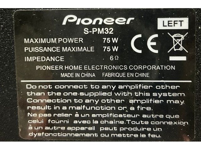 Pioneer cd receiver system - afbeelding 5 van  6