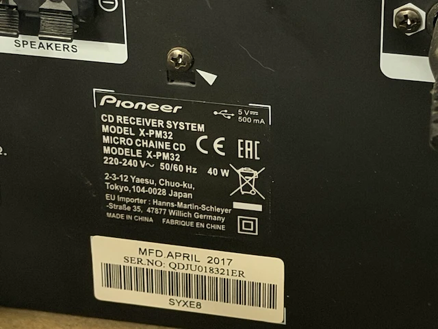 Pioneer radio/cd systeem - afbeelding 3 van  4