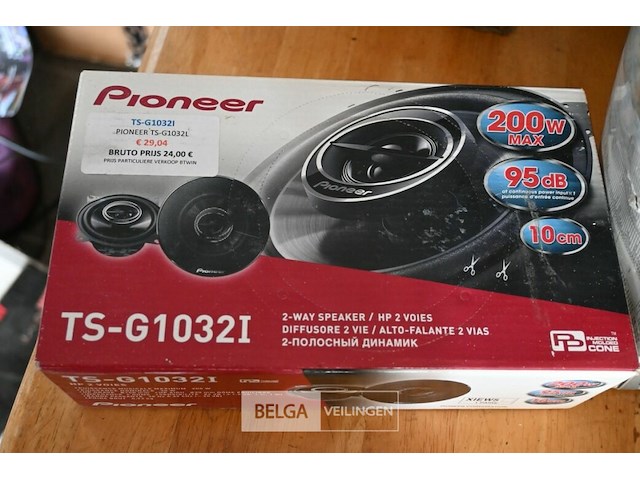 Pioneer ts-g1032i 2-weg autospeakers (2 sets) - afbeelding 1 van  3