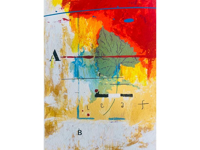 Piotr konkl - b leaf - kleurenzeefdruk - lage instelprijs - afbeelding 4 van  14