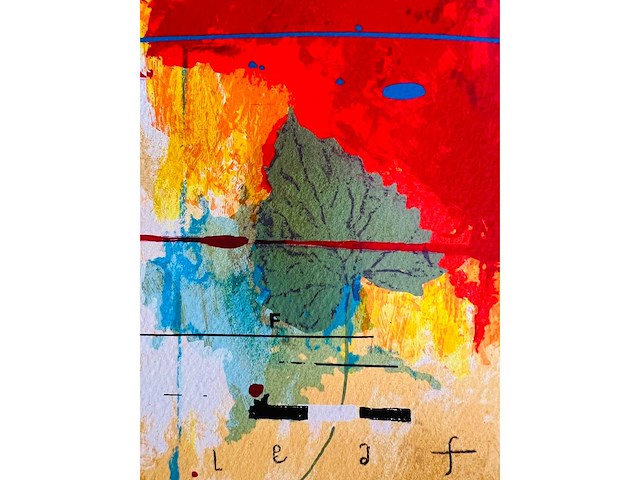 Piotr konkl - b leaf - kleurenzeefdruk - lage instelprijs - afbeelding 9 van  14