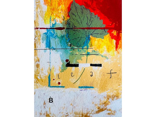 Piotr konkl - b leaf - kleurenzeefdruk - lage instelprijs - afbeelding 13 van  14