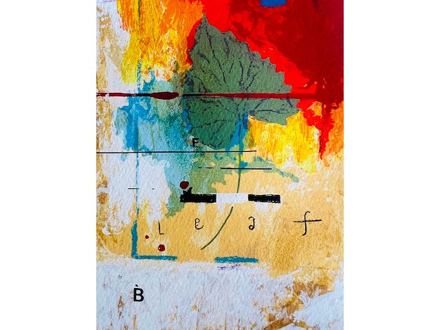 Piotr konkl - b leaf - kleurenzeefdruk - afbeelding 7 van  8