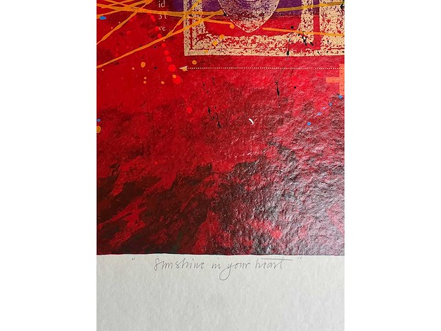 Piotr konkl - sunshine in your heart - kleurenzeefdruk - afbeelding 7 van  15