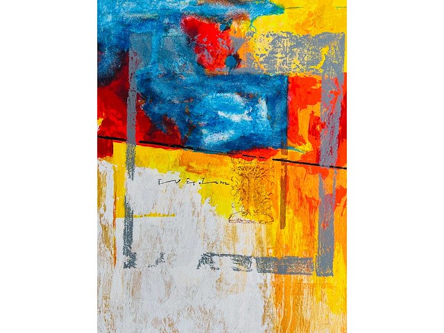 Piotr konkl - the tree - kleurenzeefdruk - afbeelding 1 van  8