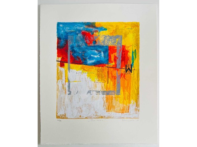 Piotr konkl - the tree - kleurenzeefdruk - afbeelding 4 van  8