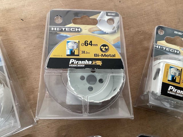 Piranha diverse maten gatenzagen (16x) - afbeelding 2 van  4
