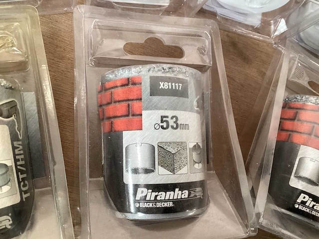 Piranha diverse maten gatenzagen (16x) - afbeelding 4 van  4