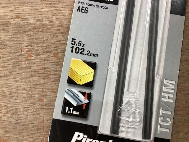 Piranha schaafbeitel 5.5 x 102.2 mm, 2 pack (24x) - afbeelding 2 van  4