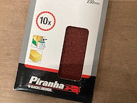 Piranha schuurpapier 93x230, 10 pack (56x) - afbeelding 3 van  4