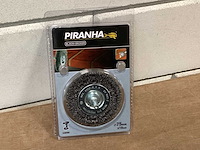 Piranha staalborstel op stift, 75 mm (13x) - afbeelding 1 van  3