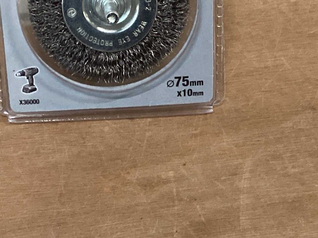 Piranha staalborstel op stift, 75 mm (13x) - afbeelding 2 van  3