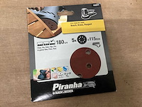Piranha x32017 schuurschijf 115 mm, 5 pack (50x) - afbeelding 1 van  4