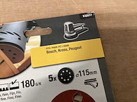 Piranha x32017 schuurschijf 115 mm, 5 pack (50x) - afbeelding 3 van  4