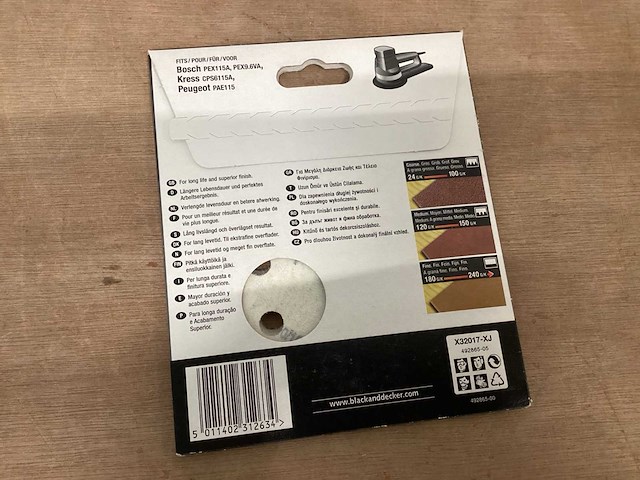 Piranha x32017 schuurschijf 115 mm, 5 pack (50x) - afbeelding 4 van  4