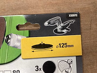 Piranha x32072 schuurschijf 125mm, k80 (68x) - afbeelding 4 van  5