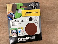 Piranha x32077 schuurschijf 125mm, k120 (65x) - afbeelding 1 van  6