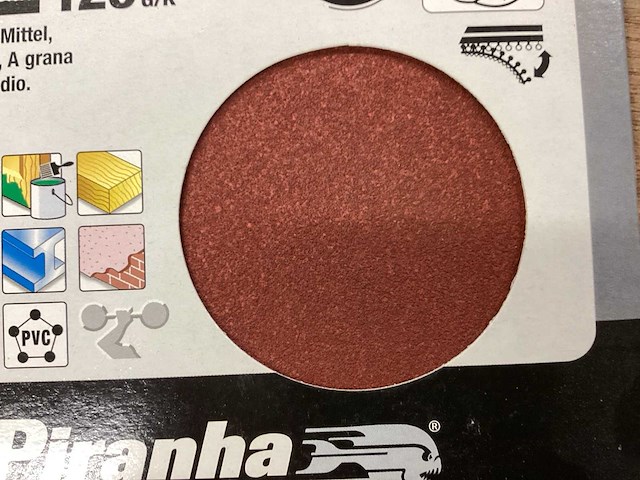 Piranha x32077 schuurschijf 125mm, k120 (65x) - afbeelding 3 van  6