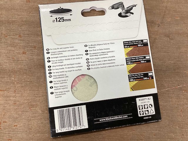 Piranha x32077 schuurschijf 125mm, k120 (65x) - afbeelding 6 van  6