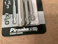 Piranha x61160 verlengde schroefbit ph1,2,3, 3 pack (75x) - afbeelding 2 van  3