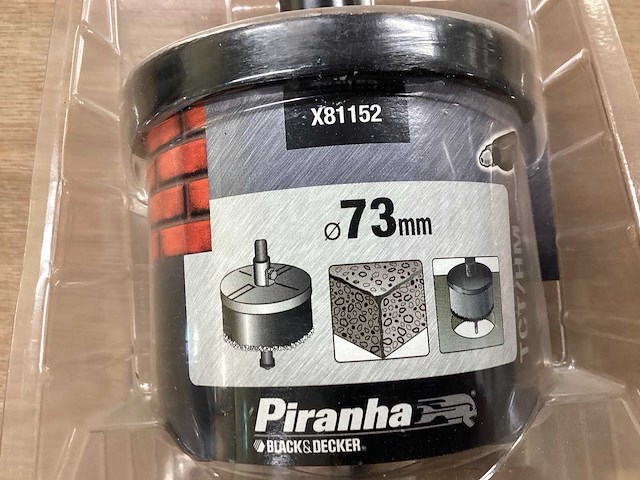 Piranha x81152 gatenzaag 73 mm met schacht (6x) - afbeelding 2 van  3