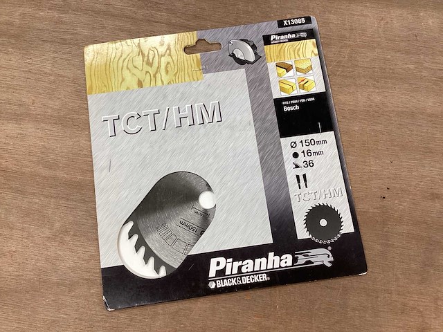 Piranha zaagblad 150 mm, voor hout (6x) - afbeelding 1 van  5