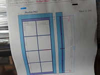 Pivoterende stalen deur met glas - afbeelding 3 van  3