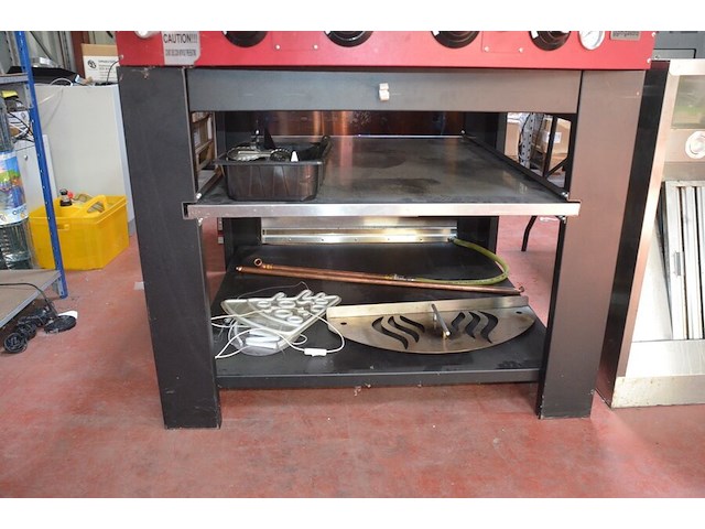 Pizza oven op gas ggm gastro op metalen onderstel afm. 140x120 (1) - afbeelding 2 van  12