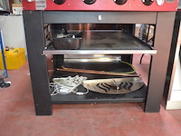 Pizza oven op gas ggm gastro op metalen onderstel afm. 140x120 (1) - afbeelding 2 van  12