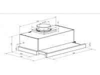 Pkm ubh6002-2h, 332,1 m³/u, luchtafzuiging/recirculatie, e, g, e, 63 db - afbeelding 6 van  6