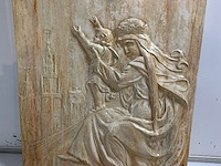 Plaaster barrelief maria - afbeelding 1 van  2